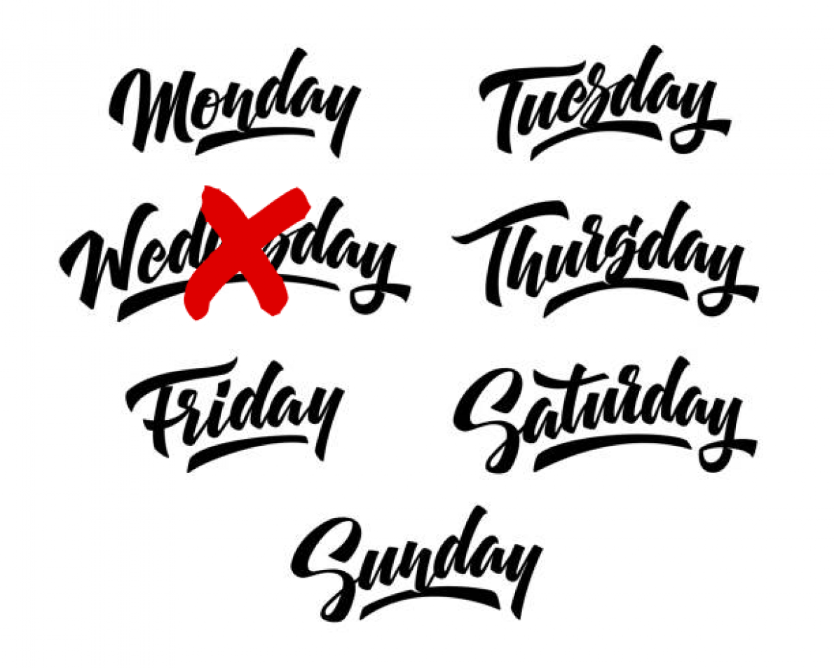not open wednesday